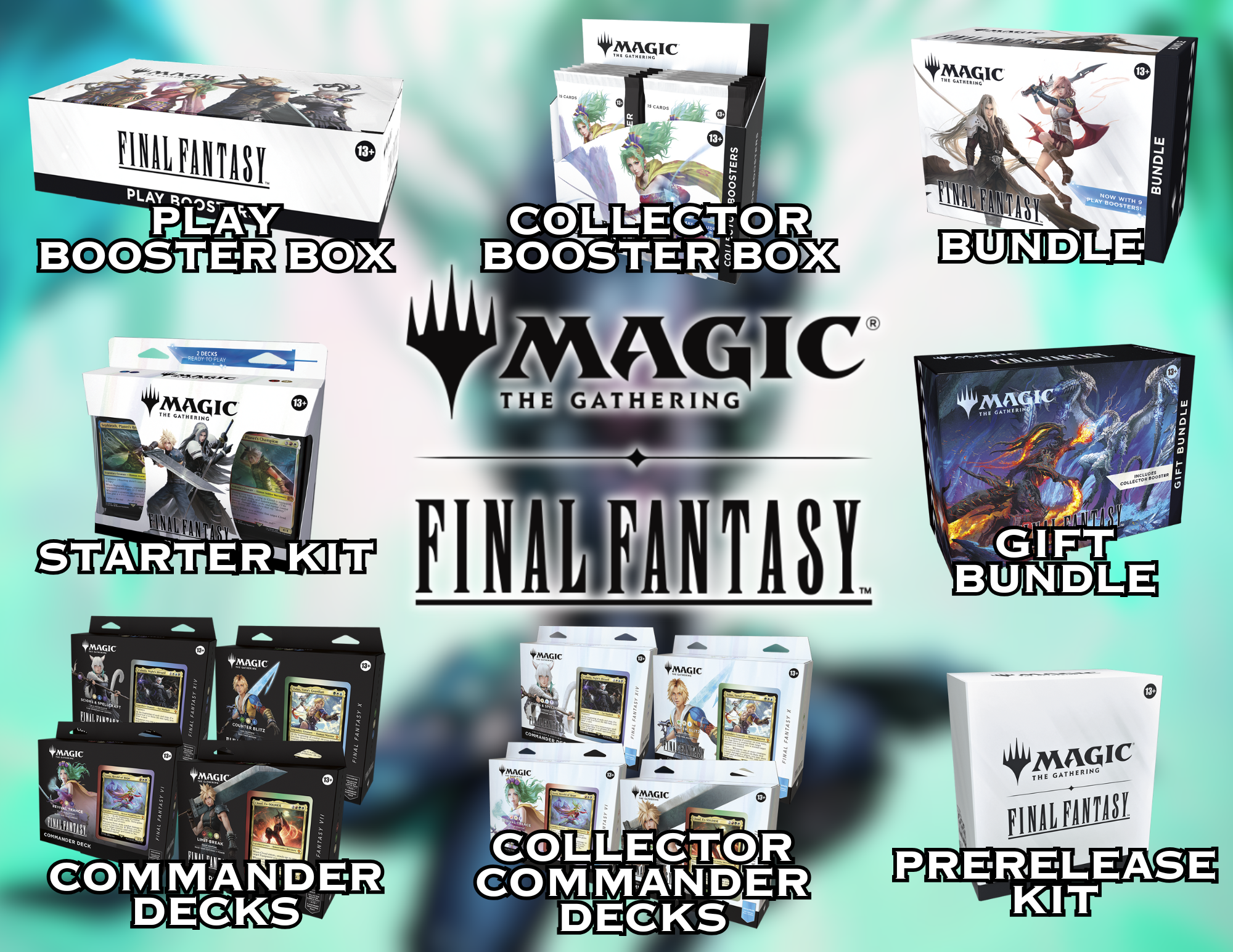 MTG FINAL FANTASY コレクターブースター 日本語 1箱 未開封品 MTG FINAL FANTASY コレクターブースター 日本語 1箱 未開封品